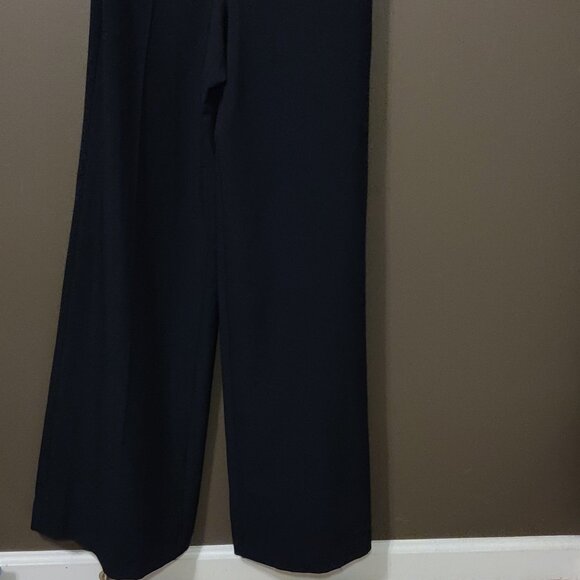 Jay Godfrey Black Hamilton One Shoulder Wide Leg Jumpsuit SIZE 0 - Picture 3 of 6